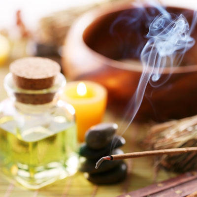 Massagem de aromaterapêutica